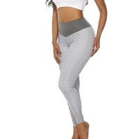 Bigersell baggy joga pantalone za žene joga pune duljine hlače za žene visoki stručni džepovi koji rade