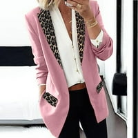 KPOPLK Žene Business Casual Blazer trendi Jednobojni kaput Business Casual Slim Fit Jackets Elegantne