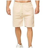 Ljeto tvrd momak muške čvrste boje na otvorenom Pocket plaža Radna pantalona za plažu hlače kaki m