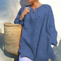 Žene Ležerne prilike dugih rukava Bluza Ladies V-izrez Loove majica Pulover