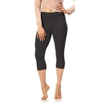 Žene Solidne boje Yoga hlače Ljetne pantalone hlače ravne tanke noge elastične visokog struka kopačene