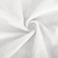 Symoidni ženski puna dužina casual pantalone čišćenje čvrstog razine bijele juniorske hlače veličine