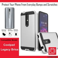Capsule Case kompatibilan sa CoolPad Legacy Brisa [Cute Design Žene Muškarci Hybrid Slim Sklapana otporna
