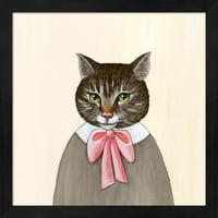 Miss Kitty by Janet Nelson, uokvirena zidna umjetnost, 13.25W 13.25h