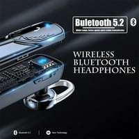 Bluetooth slušalice, bežični Bluetooth slušalica V5. Ruke bez slušalica sa ugrađenim mikrofonom za vožnju