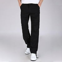 B91XZ Workout pantalone za muškarce labavi ugradbeni kombinezon s više džepova Muški pamuk više džepova