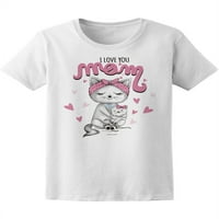 Sretan majčin dan voli te majica majica žene -image by shutterstock, ženski medij