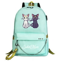 Backpack Bzdaisy Mornar Moon sa USB punjenjem i zaštitom od laptopa za djecu Teen