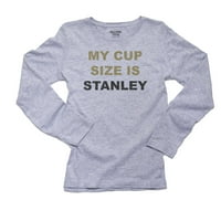 Moja čaša veličina je Stanley Hockey ženska majica s dugim rukavima