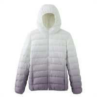 Ketyyh-CHN topli zimski kaputi za žene topla zimska parka kaput vodootporna jakna s kapuljačom ljubičasta,