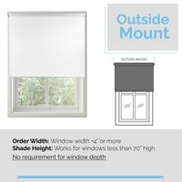 Biltek prozorske nijanse zatamnjene bežične kaiševe jednostavne žarulje za prozore, bijele boje