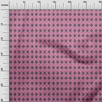 Onuone pamuk dres ružičaste tkanine geometrijske i cvjetne blok tkanina za šivanje tiskane plovidbene
