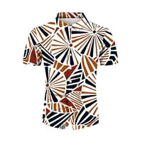 Ljetni trendi čišćenje Muška košulja Muška havajska majica kratki rukav gumb Up uz plažu, unise casual