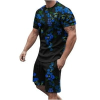 Muškarci Havajske majice Print kratkih rukava Ležerne plaže Kratki rukav Okrugli blusi i majice Postavlja