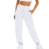 Ovecza ženski elastični struk casual joggers salon sa džepovima hlače za žene teretane PRO CLUB CINCH