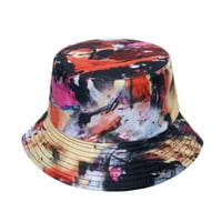 Ljetni šeširi za žene čišćenje muškaraca Žene Ležeran za sjenčanje sjenila Dvostrani šešir tie-boje