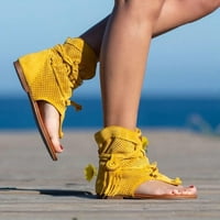 OAVQHLG3B sandale za zazor žena ispod $ Ženska djevojke retro flip flops boemian tassel sandale rimske