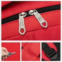 Putnički ruksak za laptop Anti THEFT nošenje na fakultetu za žene i muškarce školska torba - crvena