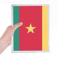 Kamerun Nacionalna zastava Afrike Zemlje bilježnica Labavi dnevnik Repucava časopis za punjenje