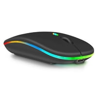 2.4GHz i Bluetooth miš, punjivi bežični LED miš za HP Pro Slate EE G kompatibilan je sa TV laptop MAC