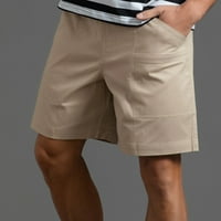 Bacock muške kratke hlače Muške ljetne hlače od pune boje džepne crtanje labavih brzog suhig casual