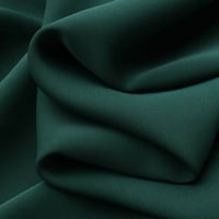 Žene Ljetna casual labava majica plus veličina mock izrez dugih rukava maxi haljine sa džepom zeleni