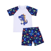 Baby Boy Crtani Dinosaur kupaći kostimi kupaći kostimi 2-12Y Djeca Dječja ljetna plaža Kupanje Odijele