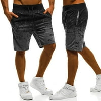 SNGXGN MAN Soft Comfort Ljeto pamučne kratke hlače za muškarce Vježbe kratke hlače Košarka Teretane
