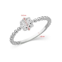 Za vas 1 5cttw bijeli prirodni dijamant u 14k bijeli pozlaćeni maštovit vjenčani prsten, prsten szie-11