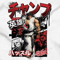 Retro kanji ulični borac Ryu zip hoodie dukserir MUŠKI BRISKO Brendovi 3x