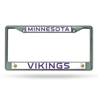 Minnesota Skol Vikings Chrome Metal Licencne ploče