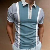 FETERNAL Ljetna modna majica kratkih rukava s kratkim rukavima majica za muškarce za muškarce