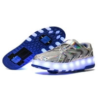 Crocowalk Youth Treneri svjetlucave klizačke cipele s naplaćivačima djece sportski modni LED svjetlo