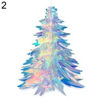 Neon 3D pahuljice za kućne božićne stablo vijenca ukrasi za zabavu