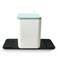 TOMA 3L smeće bin plastično bijelo zeleno odvojivo s gumenim prostirtom posudom za smeće smeće za smeće