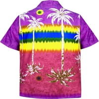 Bay Muške vrlo glasne plaže tropsko dlan pogled na partne majice kratkih rukava prema dolje Havajska