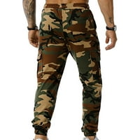 Aurouralne taktičke pantalone za muškarce nove casual modne muške patchwork čipke elastične strape