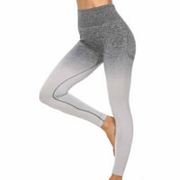 Ženske joge hlače atletska hlače gradijentna borba vježba za podizanje stražnjice visokog struka teške