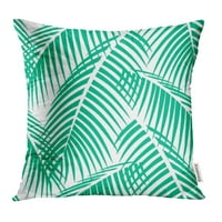 Listovi palmi lišće uzorak kutije jastučnice za jastuče