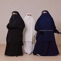 Hoor dva jilbab sa suknji - duga i labava
