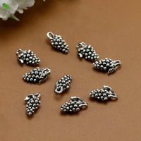 Rosarivae grožđe Oblik ogrlice Privjesci Legura Charms Nakit Izrada dodatne opreme za DIY zanate