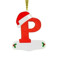 Ornament Ornament Ornament Ornament Božićne abecede Abeceda Personalizirani ukrasi Božićni personalizirani
