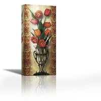 Paisley Tulip - Savremena likovna umjetnost Giclee na platnu Galerija WAPH - zidni dekor - umjetnička