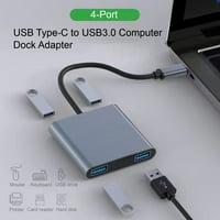 Hida ekspanzijska priključka velike brzine Mnogofunkcionalni 4-port USB tip do USB3. Tvrdi disk U Disk