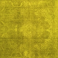 Ahgly Company Zatvoreni pravokutnik perzijski žuti boemski prostirke, 2 '4 '