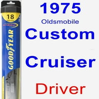 OldSmobile Custom Cruiser sečiva za stražnju brisače - Hybrid