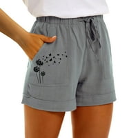 Ljetne modne kratke hlače za ženske kratke hlače Ležerne prilike za ispis pamuk High Squiste casual