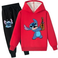 Bzdaisy Stitch Fleece HOODIE i pantalone - slatka i ugodna podudarna odjeća za djecu koja vole simpatični