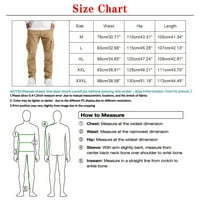 Xinqinghao muške hlače Ležerne prilike za muškarce na ulici Casual Sports Sports Dvostruki nazivni dizajn