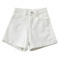 Neugodne plažne kratke hlače za žene Stretch kratke vruće traperice za ljetne casual kratke rezove za
